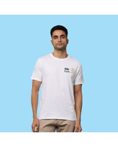 Greys&Blues Pima Round neck T-Shirt-White